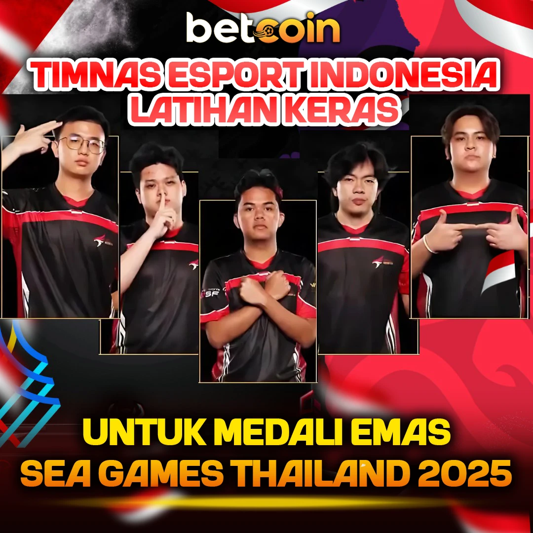 Betcoin88 | Timnas Esports Indonesia Latihan Keras untuk Medali Emas SEA Games Thailand 2025!
