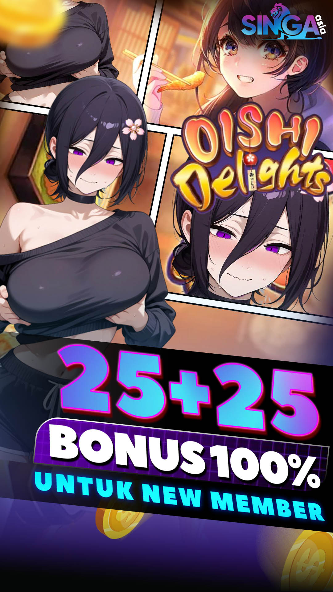 Singa Asia - Depo 25 Bonus 25